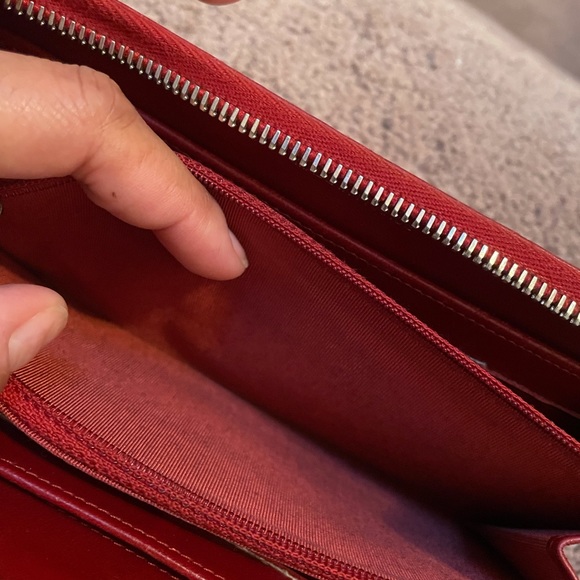 Red Quilted Chanel Lambskin WOC - Picture 7 of 7